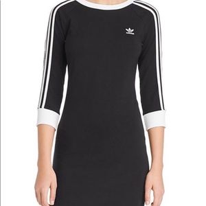 Adidas Long Sleeve Bodycon Dress